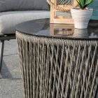 Obývací pokoj sestávající ze 2 křesel s konferenčním stolkem - kufr Viadurini