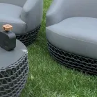 Venkovní tkaná základní sada salonku - Pixie Viadurini