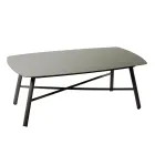 Venkovní obývací pokoj sestávající z 1 trojmístné pohovky, 2 křesel a 1 konferenčního stolku - Righello Viadurini