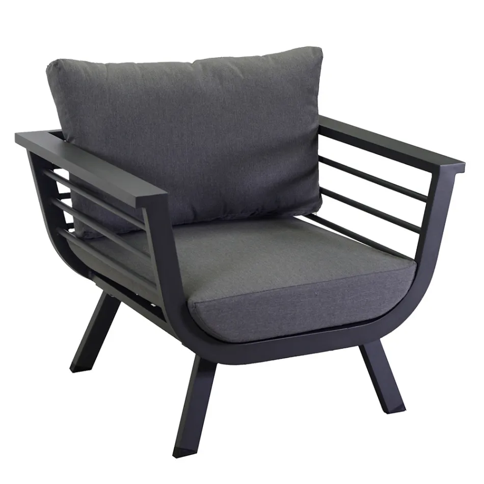 Venkovní obývací pokoj sestávající ze 2 křesel a 1 konferenčního stolku - Righello Viadurini