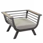 Venkovní obývací pokoj sestávající ze 2 křesel a 1 konferenčního stolku - Righello Viadurini