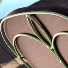 Venkovní salonek s ručně vyrobenou železnou konstrukcí vyrobenou v Itálii - Melinda Viadurini