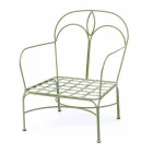 Venkovní salonek s ručně vyrobenou železnou konstrukcí vyrobenou v Itálii - Melinda Viadurini