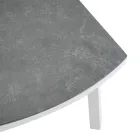 Venkovní lehátko z bílého hliníku a krémových polštářů - Relaz Viadurini