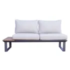 Zahradní salonek sestávající ze 2 pohovek a centrálního stolu - Pippo Viadurini