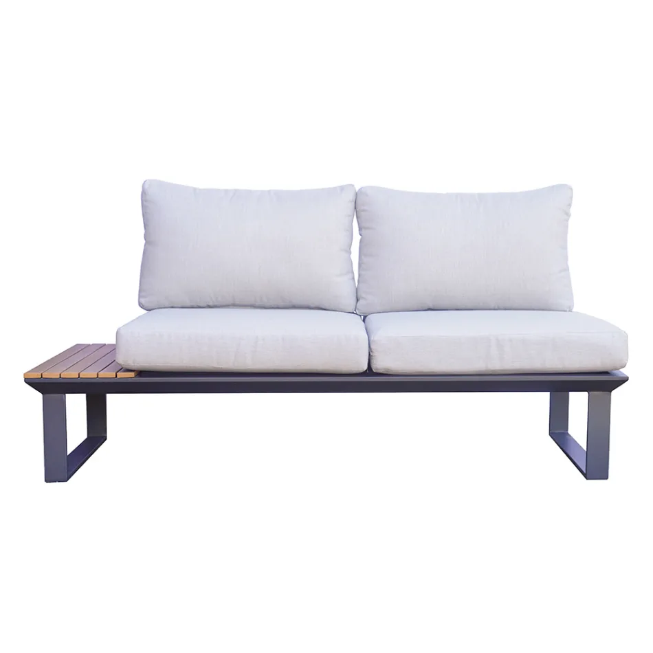 Zahradní salonek sestávající ze 2 pohovek a centrálního stolu - Pippo Viadurini