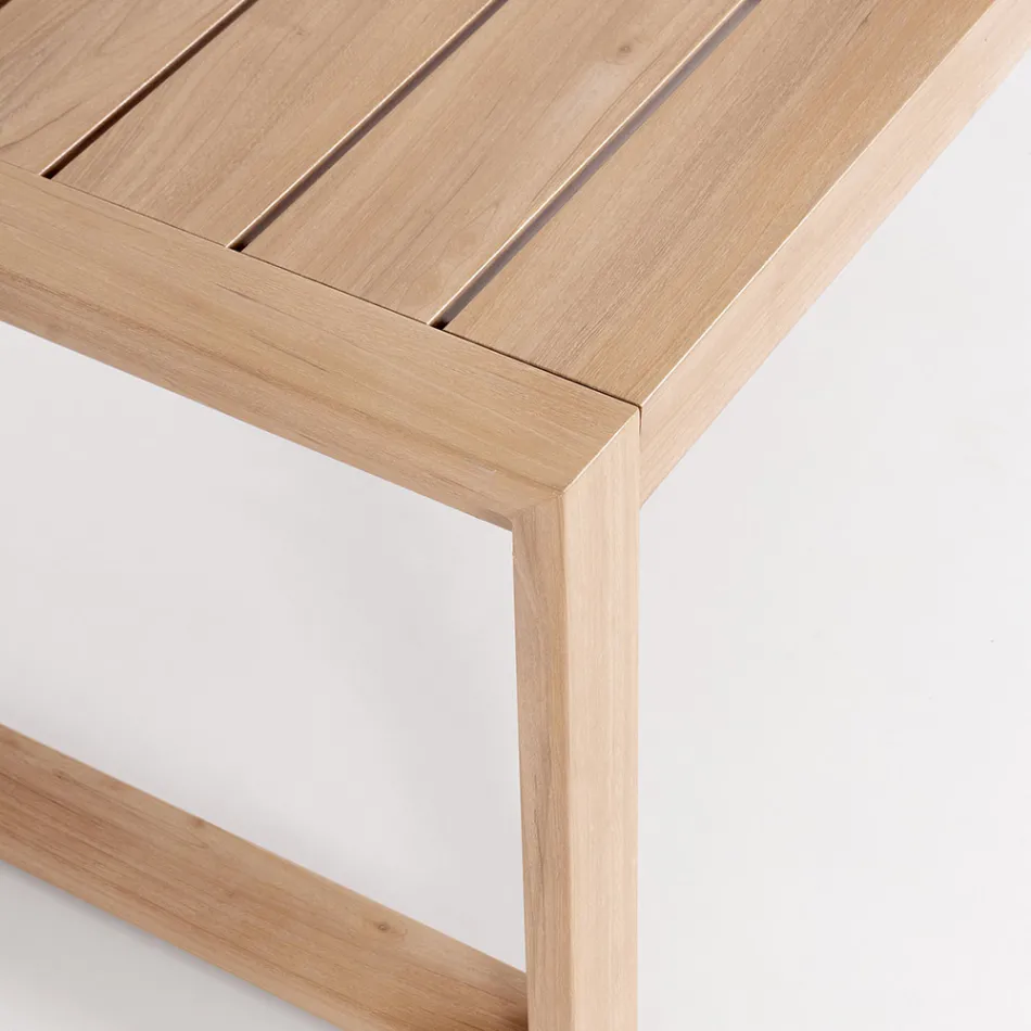 Zahradní salonek s 1 pohovkou, 2 křesly a 1 konferenčním stolkem - Plán Viadurini