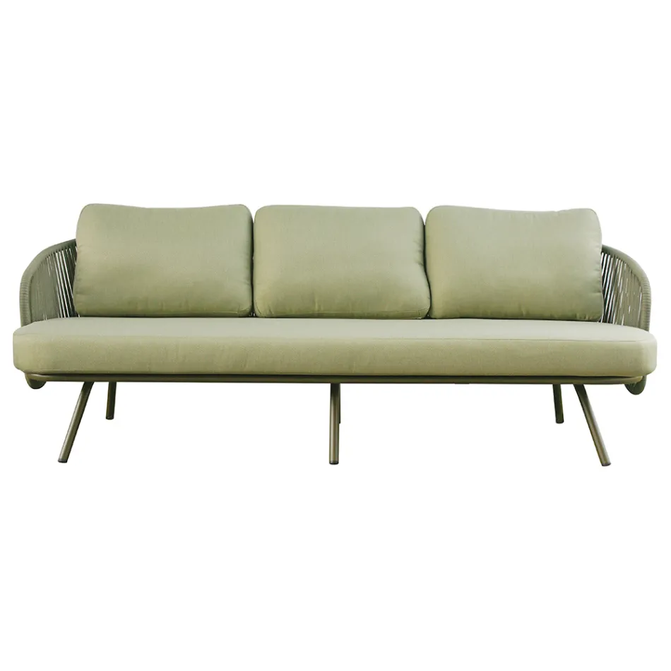 Červený nebo zelený hliníkový zahradní obývací pokoj - Regalrise Viadurini