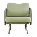 Červený nebo zelený hliníkový zahradní obývací pokoj - Regalrise Viadurini