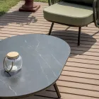 Červený nebo zelený hliníkový zahradní obývací pokoj - Regalrise Viadurini