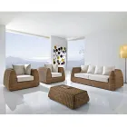 Ručně tkaný polyratanový zahradní set - Charlie Viadurini