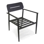 Zahradní lehátko z hliníku s různými povrchovými úpravami - suvenýr Viadurini