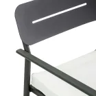 Zahradní lehátko z hliníku s různými povrchovými úpravami - suvenýr Viadurini