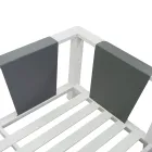 Zahradní lehátko z hliníku - pastelové barvy Viadurini