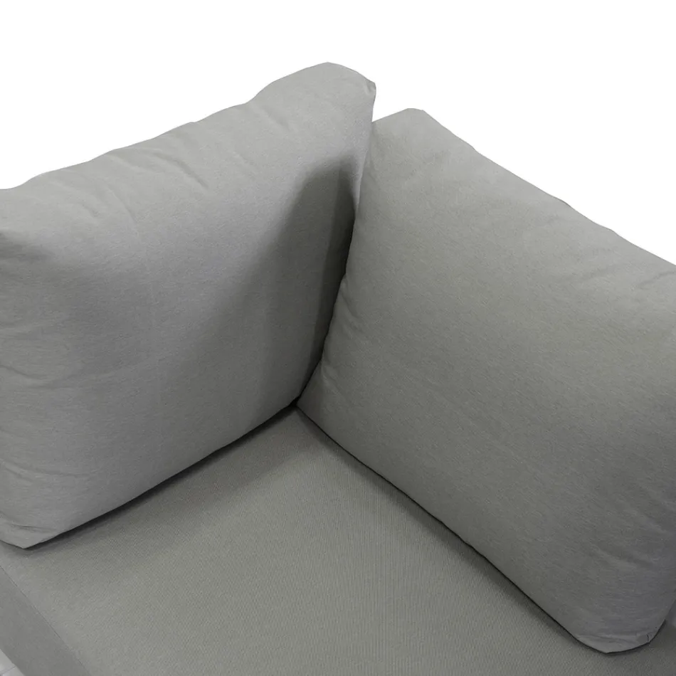 Zahradní lehátko z hliníku - pastelové barvy Viadurini