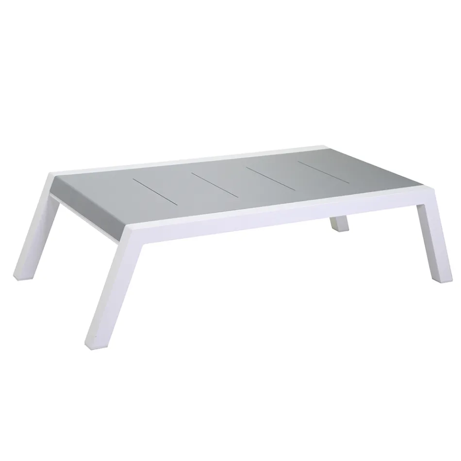 Zahradní lehátko z hliníku - pastelové barvy Viadurini