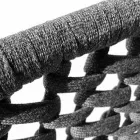 Vnitřní a venkovní obývací pokoj se 2 křesly, 1 pohovkou a 1 konferenčním stolkem - Sortir Viadurini