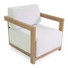 Hliníkový obývací pokoj s termotransferovým efektem dřeva - Camper Viadurini