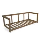 Hliníkový obývací pokoj s termotransferovým efektem dřeva - Camper Viadurini