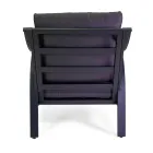 Obývací pokoj z hliníku s područkami z brazilského teaku - Deník Viadurini