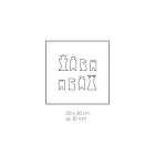 Šachovnice pro šachy a dámu v akrylovém křišťálu Made in Italy - Smanto Viadurini