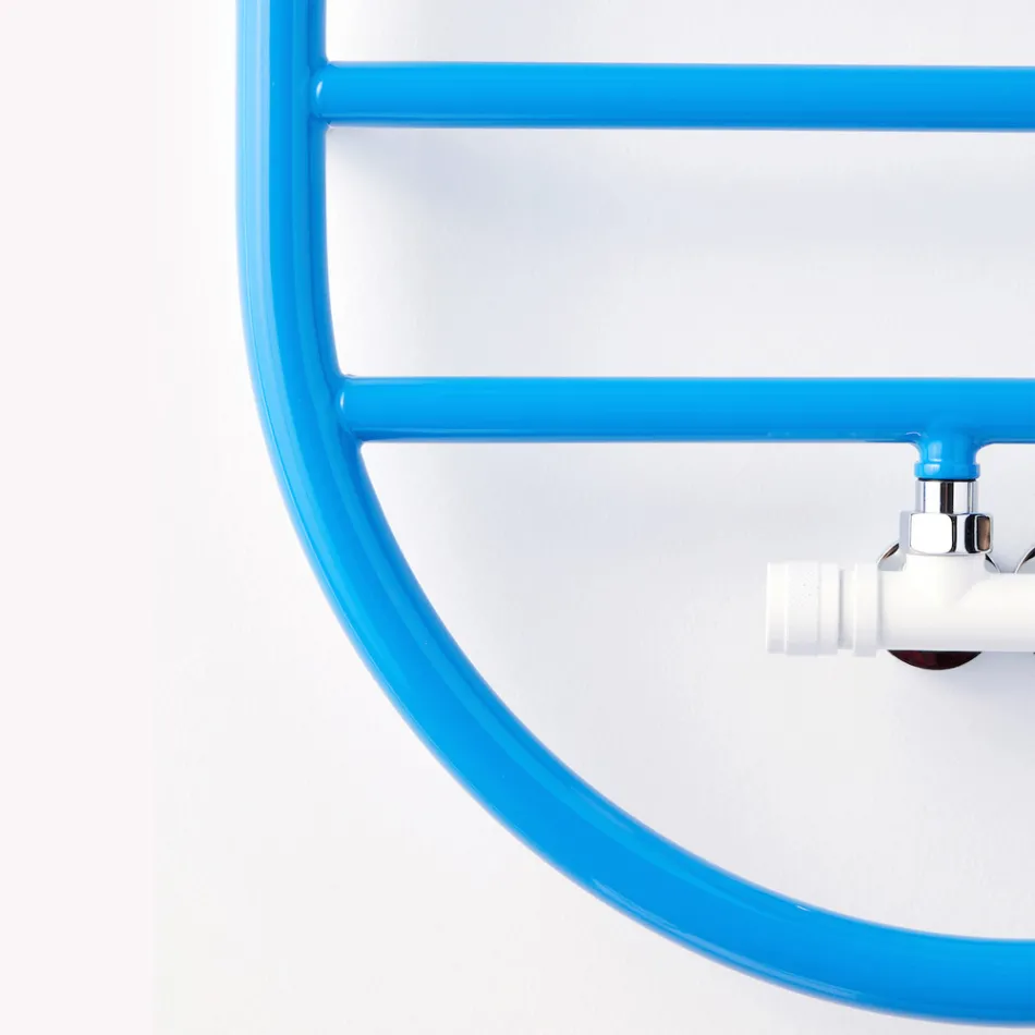 Designový ohřívač ručníků "All Round Bubble" z oceli Made in Italy - hladký Viadurini