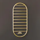 Designový ohřívač ručníků „Tutto Tondo Slim“ z oceli Made in Italy – hladký Viadurini