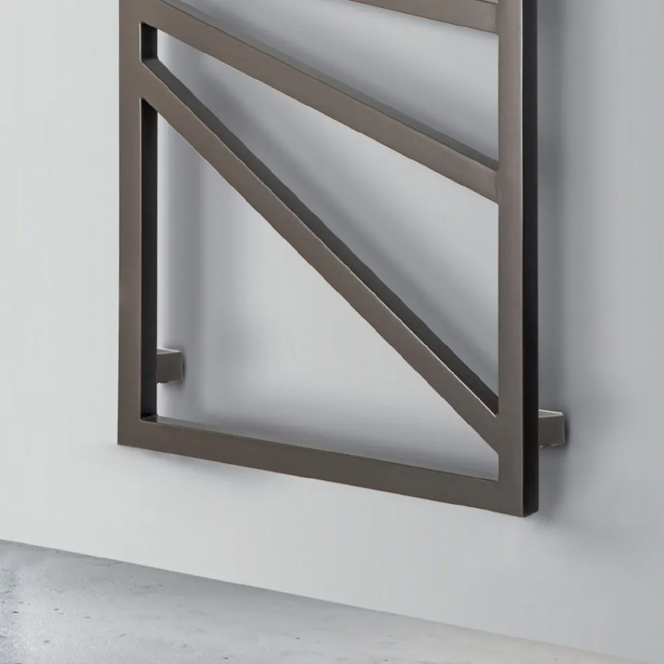 Elektrický ohřívač ručníků se čtvercovými prvky Made in Italy - Mandle Viadurini