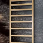 Elektrický ohřívač ručníků s jednoduchými liniemi z oceli Made in Italy - Pistácie Viadurini