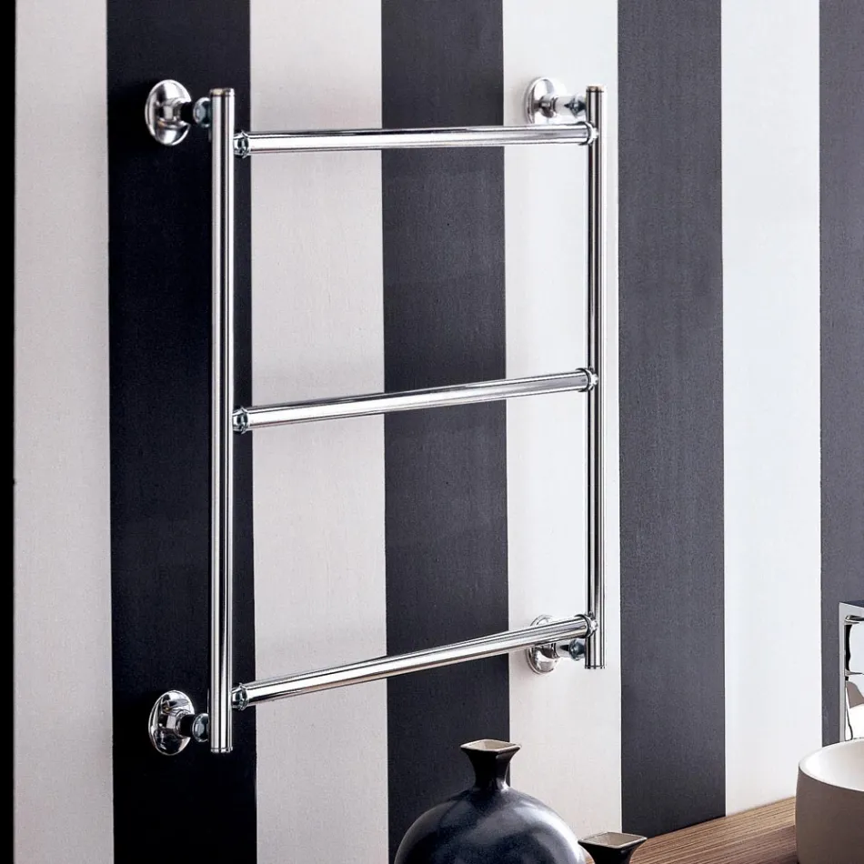 Elektrické vyhřívané chrom moderní design Gaia Scirocco H Viadurini