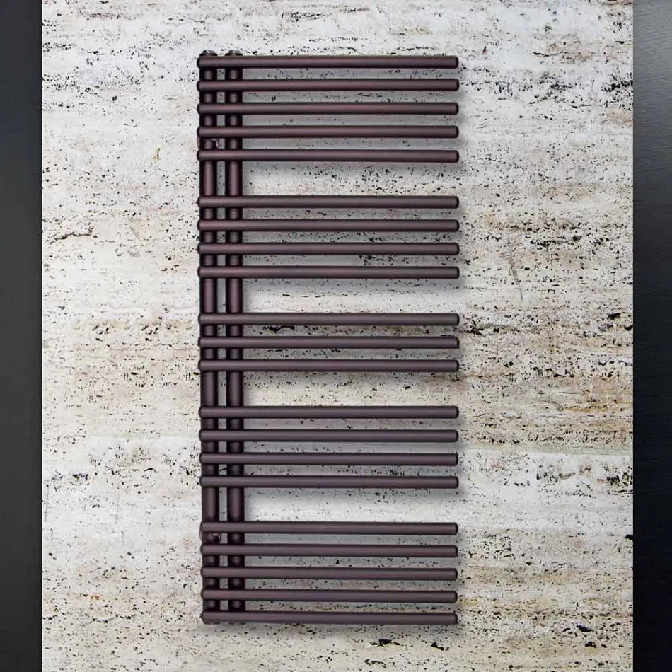 Elektrický ohřívač ručníků z uhlíkové oceli Made in Italy - Višně Viadurini