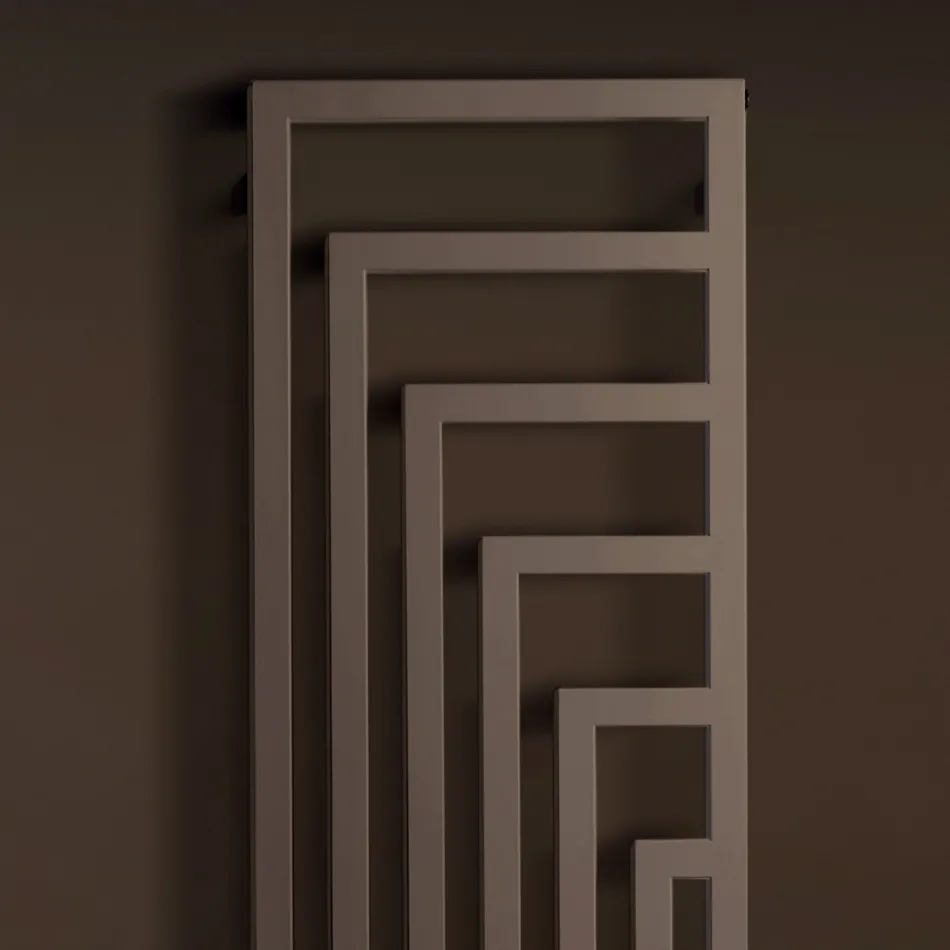 Elektrický ocelový ohřívač ručníků s moderním designem Made in Italy - Potentia Viadurini