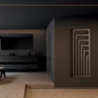 Elektrický ocelový ohřívač ručníků s moderním designem Made in Italy - Potentia Viadurini