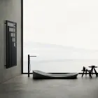 Elektrický ocelový ohřívač ručníků s moderním designem Made in Italy - Potentia Viadurini