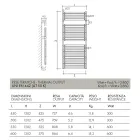 Elektrický ohřívač ručníků v ocelovém chromu a zlatém provedení Made in Italy - Laura Viadurini