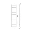 Hydraulický ohřívač ručníků s kruhovými prvky Made in Italy - Strawberry Viadurini