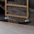 Hydraulický ohřívač ručníků s jednoduchými liniemi z oceli Made in Italy - Pistácie Viadurini