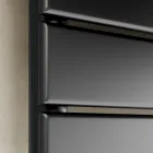 Hydraulický ohřívač ručníků z černé uhlíkové oceli Made in Italy - Carezza Viadurini