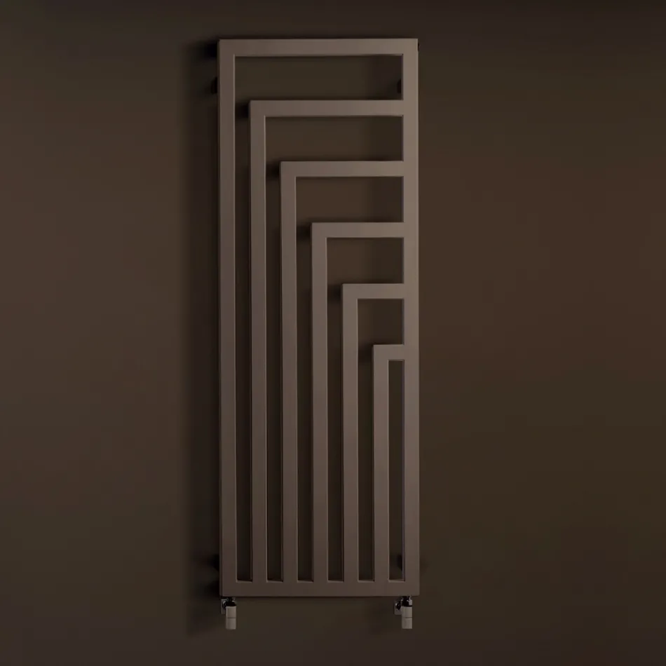 Hydraulický ocelový ohřívač ručníků s moderním designem Made in Italy - Potentia Viadurini