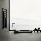 Hydraulický ocelový ohřívač ručníků s moderním designem Made in Italy - Potentia Viadurini