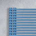 Ohřívač ručníků z uhlíkové oceli s elektrickým systémem - Arašídy Viadurini