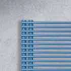 Ohřívač ručníků z uhlíkové oceli s hydraulickým systémem - Arašídy Viadurini