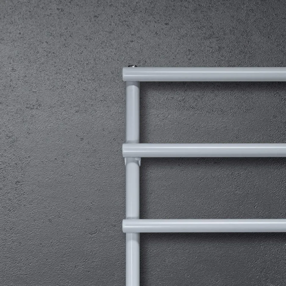 Smíšený ohřívač ručníků s kruhovými prvky Made in Italy - Jahoda Viadurini