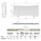 Hydraulický horizontální ručník moderní design Selene Scirocco H Viadurini
