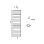 Jediný hydraulický ohřívač ručníků v nerezové uhlíkové oceli Made in Italy - Alan Viadurini