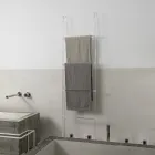 Průhledný akrylátový křišťálový koupelnový žebřík na ručníky - Smart Viadurini