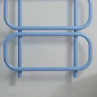 Elektrický žebřík na ohřívání ručníků z barevné ploché oceli Made in Italy - Řetěz Viadurini