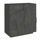 Vnitřní botník se 2 melaminovými dvířky Made in Italy - Naditza Viadurini