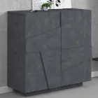 Vnitřní botník se 2 melaminovými dvířky Made in Italy - Naditza Viadurini