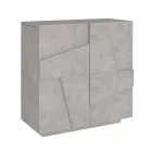 Vnitřní botník se 2 melaminovými dvířky Made in Italy - Naditza Viadurini